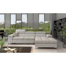 Eltap Ricardo Berlin Corner Pull-Out Sofa 60x280x90cm, Grey (Ric_21)