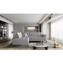 Eltap Lanvin Light Corner Pull-Out Sofa 210x260x93cm, Grey (CO-LAN-LT-04LE)