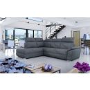 Eltap Loreto Inari Corner Pull-Out Sofa 60x260x102cm, Grey (Lor_31)