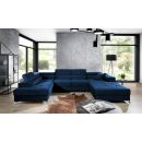 Eltap Eduardo Kronos Corner Pull-Out Sofa 202x345x90cm, Blue (Edr_103)