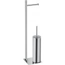 Gedy Trilly Toilet Paper and Brush Holder, Chrome (TR32-13)