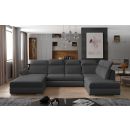 Eltap Evanell Inari/Soft Corner Pull-Out Sofa 216x336x102cm, Grey (Evl_13)