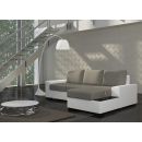 Eltap Black Berlin/Soft Corner Pull-Out Sofa 165x245x90cm, Grey (Ng07)