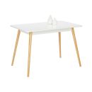 Virtuves galds Black Red White Anouka, 70x110x76cm, Balta (MT_NIN-STO-ANOUKA-110/76/70-DRN/BI)