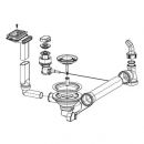 Franke Overflow Waste Kit 3 1/2" with Overflow and Surface Adjustable Strainer, 112.0006.331