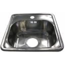 Tredi T1515/ DM 108 Built-in Kitchen Sink 38x38cm Stainless Steel (21415)