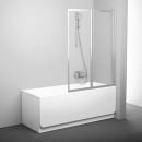 Ravak VS3 Corner Bath Screen 140x105cm Glossy Satin (795V0U0041)