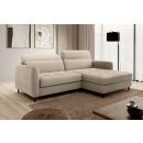 Eltap Gomsi Touch Corner Pull-Out Sofa 165x228x100cm, Beige (CO-GOM-RT-18TOU)