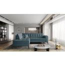 Eltap Lanvin Borneo Corner Pull-Out Sofa 210x260x93cm, Blue (CO-LAN-LT-38BO)