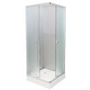 Aqualine Square 90x90cm Shower Enclosure (With Tray) White (99CB/607/1NK)