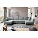 Eltap Larco Vero Corner Pull-Out Sofa 191x362x90cm, Grey (CO-LA-04VER)