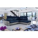 Eltap Loreto Monolith/Monolith Corner Pull-Out Sofa 60x260x102cm, Blue (Lor_25)