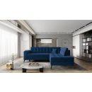 Eltap Lanvin Lux Corner Pull-Out Sofa 210x260x93cm, Blue (CO-LAN-RT-40LU)