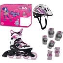 Skrituļslidas Bērniem Fila J-One G Combo 3Set Black/White/Pink