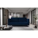Угловой диван Eltap Revi с выдвижным механизмом, 215x92x98 см, универсальный, синий (SO-REV-40VE)
