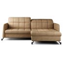 Eltap Lorelle Texas Corner Pull-Out Sofa 160x225x105cm, Brown (Lore_25)