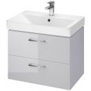 Cersanit Lara bathroom sink with cabinet Mille Slim 60, Grey (85641) NEW