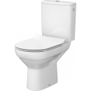 Tualetes Pods Cersanit City Compact New CleanOn ar SC/QR vāku, Balts (800103)