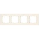 Siemens Delta Miro Surface-Mounted Frame 4-gang, Pure White (5TG1114-3)