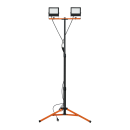 LED Prožektors Ar Statīvu Virone Nivalis 2x100W, 4000K, 2x8000lm, IP65, Melns/Oranžs (FL-13)