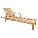 Home4You Garden Sun Lounger Maldive 210x73x33cm, Natural (13287)