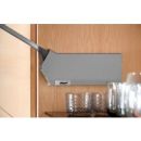 BLUM AVENTOS HF decorative cover cap, left, Light grey (20F8021 LI HGR)