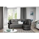 Eltap Lord Cloud Corner Pull-Out Sofa 180x243x105cm, Grey (L_085)