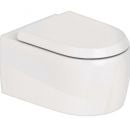 Duravit Qatego Wall-Mounted Toilet Bowl Without Seat, White (2556090000)