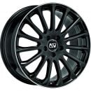 Msw 30 Alloy Wheels 7.5"x17", 5x112 Black (43281)