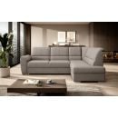 Eltap Siber Poco Corner Pull-Out Sofa 186x270x93cm, Grey (CO-SIB-RT-07PO)