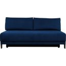 Черно-красно-белый диван Sentila Lux 3DL с выдвижным механизмом 106x198x91 см, синий