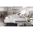 Eltap Sorento Soft Corner Pull-Out Sofa 58x295x80cm, White (SO_01)