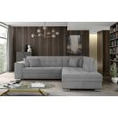 Угловой раскладной диван Eltap Pieretta Paros 58x260x80 см, серый (Prt_28)