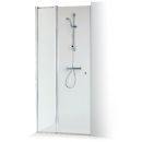 Baltic Brasta Greta Plus-100cm Shower Door Transparent Chrome (Greta Plus 100)