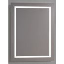 Зеркало для ванной комнаты Stikla Serviss Ella серого цвета с интегрированным LED-освещением