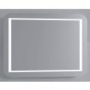 Зеркало для ванной комнаты Stikla Serviss Oksana с интегрированной LED подсветкой, серого цвета