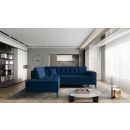 Eltap Lanvin Cloud Corner Pull-Out Sofa 210x260x93cm, Blue (CO-LAN-LT-40NU)