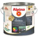 Alpina Aqua Universal Paint for Clean and Glossy Surfaces, White