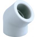 Pipelife PPR Elbow 45° White
