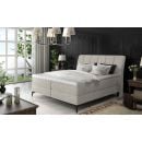 Eltap Aderito Continental Bed 160x200cm, With Mattress, Beige (Adr_11_1.6)