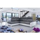 Eltap Loreto Sawana/Soft Pull-Out Corner Sofa 60x260x102cm, Grey (Lor_54)