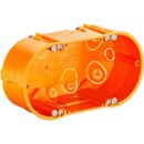 Кейзер 9062-31E Регипш Монтажная коробка овальная, 142x68x47мм, оранжевая
