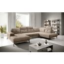 Eltap Bretan Cloud Corner Sofa 205x350x107cm, Brown (CO-BRE-RT-20NU)