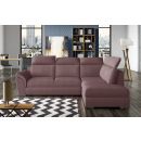 Eltap Loreto Solar Corner Pull-Out Sofa 60x260x102cm, Pink (Lor_67)