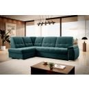 Eltap Sado Velvetmat Corner Pull-Out Sofa 192x272x95cm, Green (CO-SAD-LT-38VE)