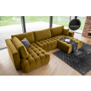 Stūra Dīvāns Izvelkams Eltap Bonito Loco 175x350x92cm, Dzeltens (CO-BON-RT-45LO)