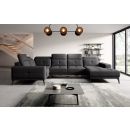 Eltap Neviro Marte Corner Sofa 201x350x77cm, Black (CO-NEV-LT-10MAR)