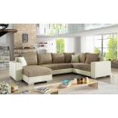 Stūra Dīvāns Izvelkams Eltap Marco Berlin/Soft 53x312x92cm, Bēšs (Mc_13)