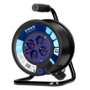 Pagarinātājs spolē Orno Ar zemējumu, 25m, 3x1.5mm² (OR-AE-13300(GS)/25M)