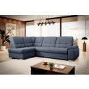 Eltap Sado Poco Corner Pull-Out Sofa 192x272x95cm, Blue (CO-SAD-LT-40PO)